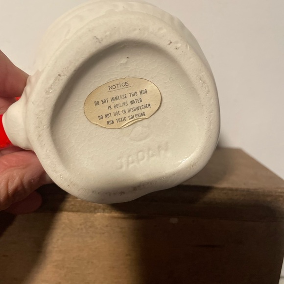 Vintage Collectible Holiday Christmas Santa Ceramic Decorative Mug, Japan - Picture 6 of 9